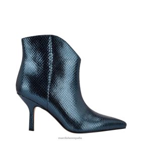 Marc Fisher España | Marc Fisher botín con puntera puntiaguda haylian X620493 mujer cuero estampado serpiente azul