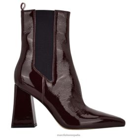 Marc Fisher España | Marc Fisher botín de tacón chelsea kylynn X620497 mujer cuero rojo oscuro