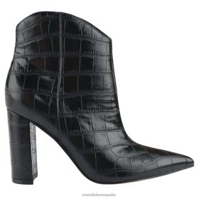 Marc Fisher España | Marc Fisher botín estilo western con tacón lezari X620457 mujer cocodrilo negro