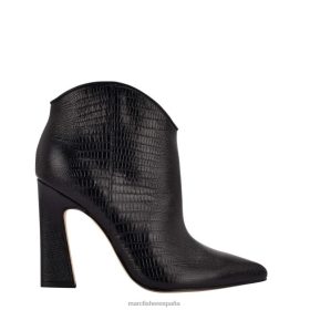 Marc Fisher España | Marc Fisher botín masina X6204111 mujer cuero negro con relieve de cocodrilo