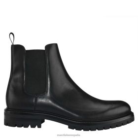 Marc Fisher España | Marc Fisher bota casual profunda X6204707 hombres cuero negro