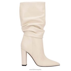 Marc Fisher España | Marc Fisher bota tacon gomer X6204183 mujer cuero crema elegante