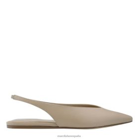 Marc Fisher España | Marc Fisher elegante punta puntiaguda plana X6204313 mujer cuero natural