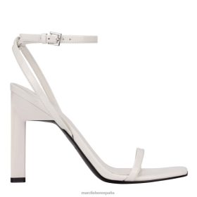 Marc Fisher España | Marc Fisher sandalia arthur con tacón y tiras X6204419 mujer cuero blanco