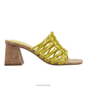 Marc Fisher España | Marc Fisher sandalia colica con tacón cuadrado X6204477 mujer amarillo