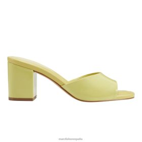 Marc Fisher España | Marc Fisher sandalia con tacón cuadrado fynn X6204475 mujer amarillo