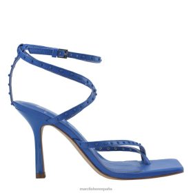 Marc Fisher España | Marc Fisher sandalia de tacón con tiras dallin X6204423 mujer cuero azul