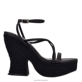 Marc Fisher España | Marc Fisher sandalia tacón alpargata fetch X6204265 mujer negro