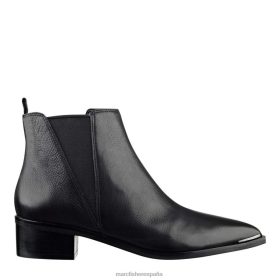 Marc Fisher Zapatos | Marc Fisher botín chelsea con puntera puntiaguda yale X620416 mujer cuero negro