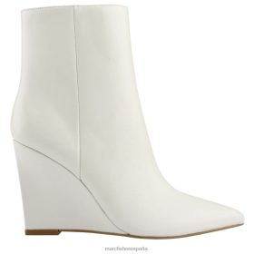 Marc Fisher Zapatos | Marc Fisher botín de cuña dayna X620442 mujer cuero crema elegante