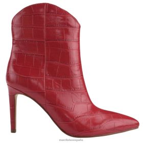 Marc Fisher Zapatos | Marc Fisher botín de tacón revati X620476 mujer cocodrilo rojo