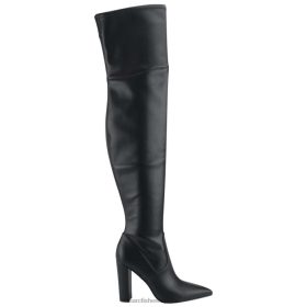Marc Fisher Zapatos | Marc Fisher botas por encima de la rodilla garalyn X6204174 mujer cuero negro