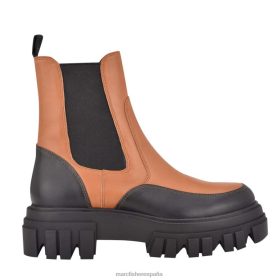 Marc Fisher Zapatos | Marc Fisher botines morgan con suela de lug X620414 mujer cuero coñac