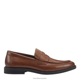 Marc Fisher Zapatos | Marc Fisher mocasín vestido damitri X6204734 hombres cuero marrón