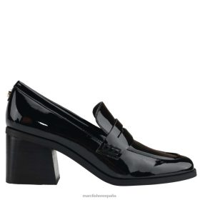 Marc Fisher Zapatos | Marc Fisher mocasines de tacón kchris X6204424 mujer charol negro
