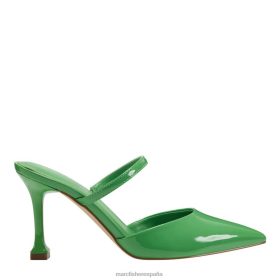 Marc Fisher Zapatos | Marc Fisher mules con tacón hadais X6204502 mujer patente verde