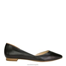 Marc Fisher Zapatos | Marc Fisher piso soleado d'orsay X6204282 mujer cuero negro