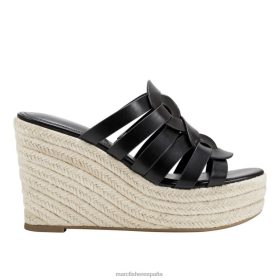 Marc Fisher Zapatos | Marc Fisher sandalia alpargata cazzie con cuña X6204248 mujer negro