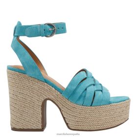 Marc Fisher Zapatos | Marc Fisher sandalia alpargata con plataforma oaten X6204254 mujer azul