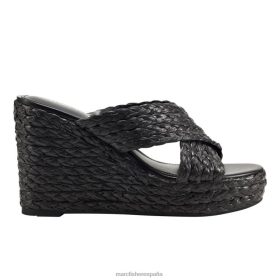 Marc Fisher Zapatos | Marc Fisher sandalia alpargata lynn con cuña X6204228 mujer negro