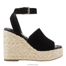 Marc Fisher Zapatos | Marc Fisher sandalia alpargata nelly con cuña X6204210 mujer negro