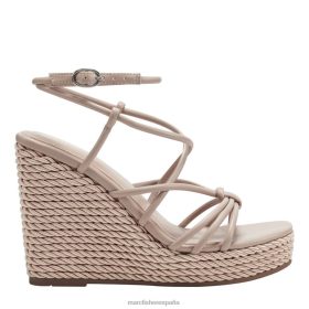 Marc Fisher Zapatos | Marc Fisher sandalia alpargata tiras cuña zarah X6204234 mujer café con leche