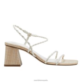 Marc Fisher Zapatos | Marc Fisher sandalia carys con tacón en bloque X6204344 mujer marfil