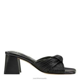Marc Fisher Zapatos | Marc Fisher sandalia cherrie con tacón X6204496 mujer cuero negro