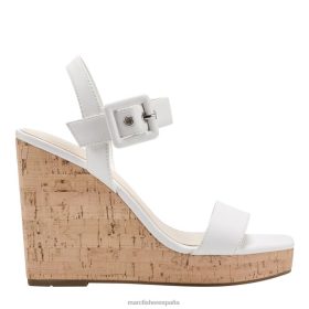 Marc Fisher Zapatos | Marc Fisher sandalia cuña lukey X6204262 mujer blanco