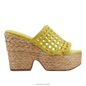 Marc Fisher Zapatos | Marc Fisher sandalia hollis alpargata con plataforma X6204238 mujer amarillo