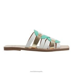 Marc Fisher Zapatos | Marc Fisher sandalia plana kimiko X6204306 mujer blanco