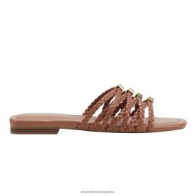 Marc Fisher Zapatos | Marc Fisher sandalia plana lelina X6204444 mujer oscuro natural