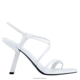 Marc Fisher Zapatos | Marc Fisher sandalia tacón gadella X6204418 mujer cuero blanco