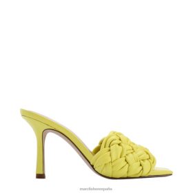 Marc Fisher Zapatos | Marc Fisher sandalias draya con puntera cuadrada X6204518 mujer cuero amarillo