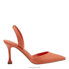 Marc Fisher Zapatos | Marc Fisher zapatos de tacón hadya X6204662 mujer gamuza naranja