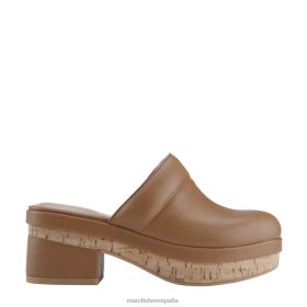 Marc Fisher Zapatos | Marc Fisher zueco beckett X6204540 mujer cuero bronceado